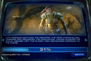 Illustration for article titled Starcraft 2's Installation Tells A Story